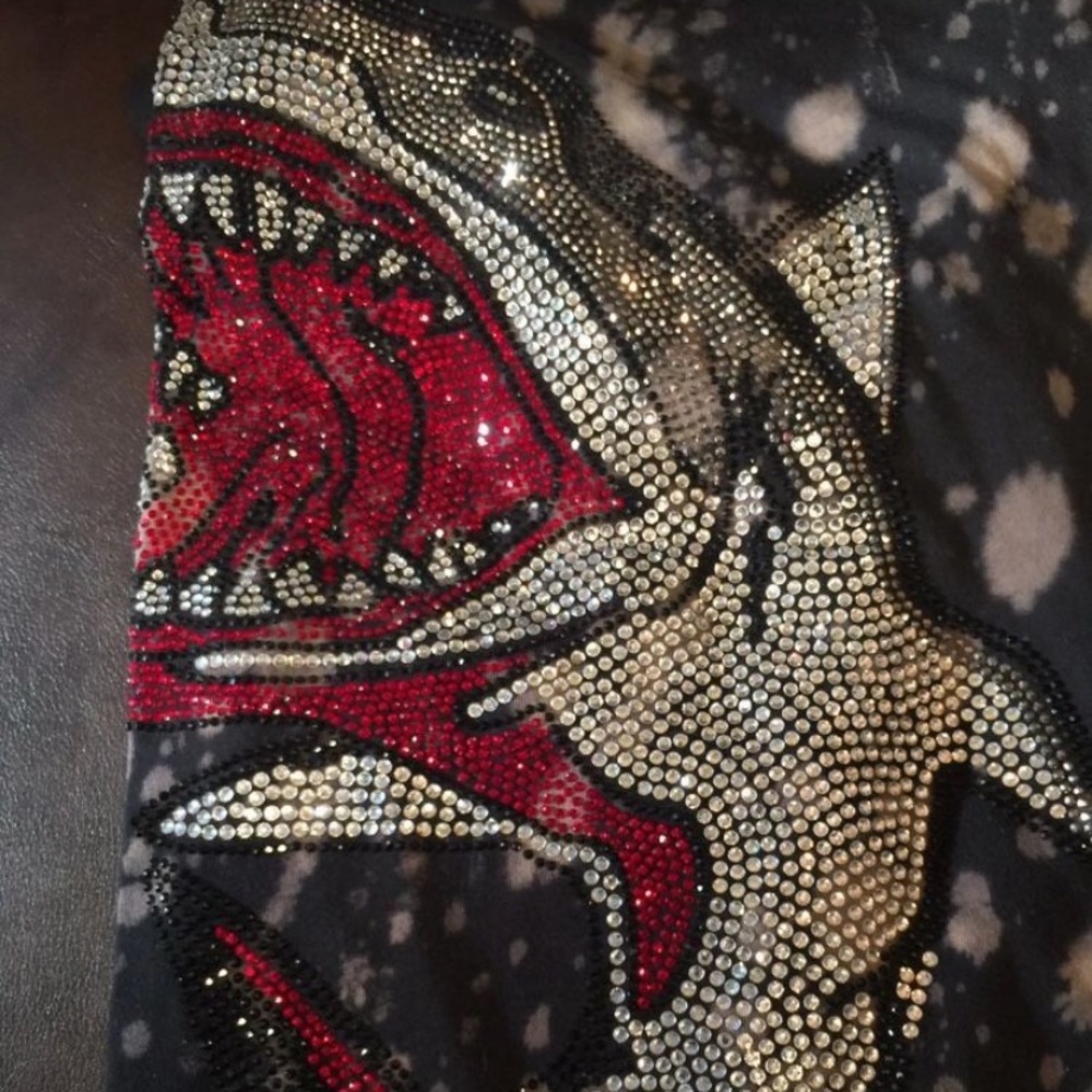 Rhinestone Reason Shark Shirt